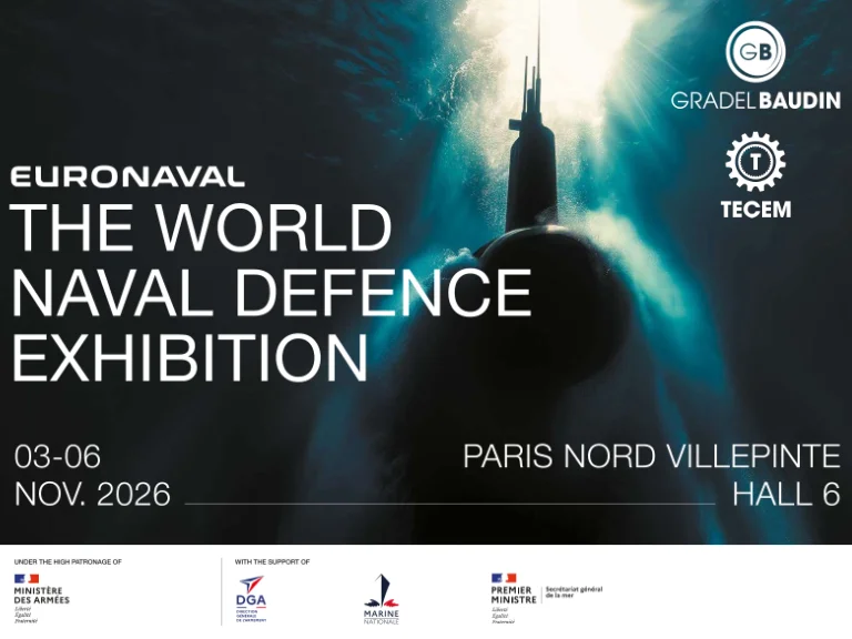 Gradel-Baudin et TECEM à EURONAVAL 2026 pour la transmission mécanique